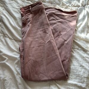 Zara Wide Leg Pants in Dusty Rose